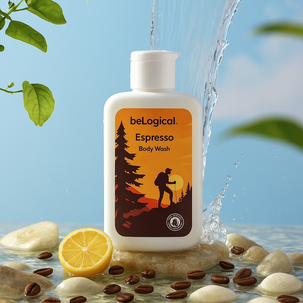 beLogical's Espresso Body Wash | Caffeine | Daily use body wash |  Moisturizing | 225ml