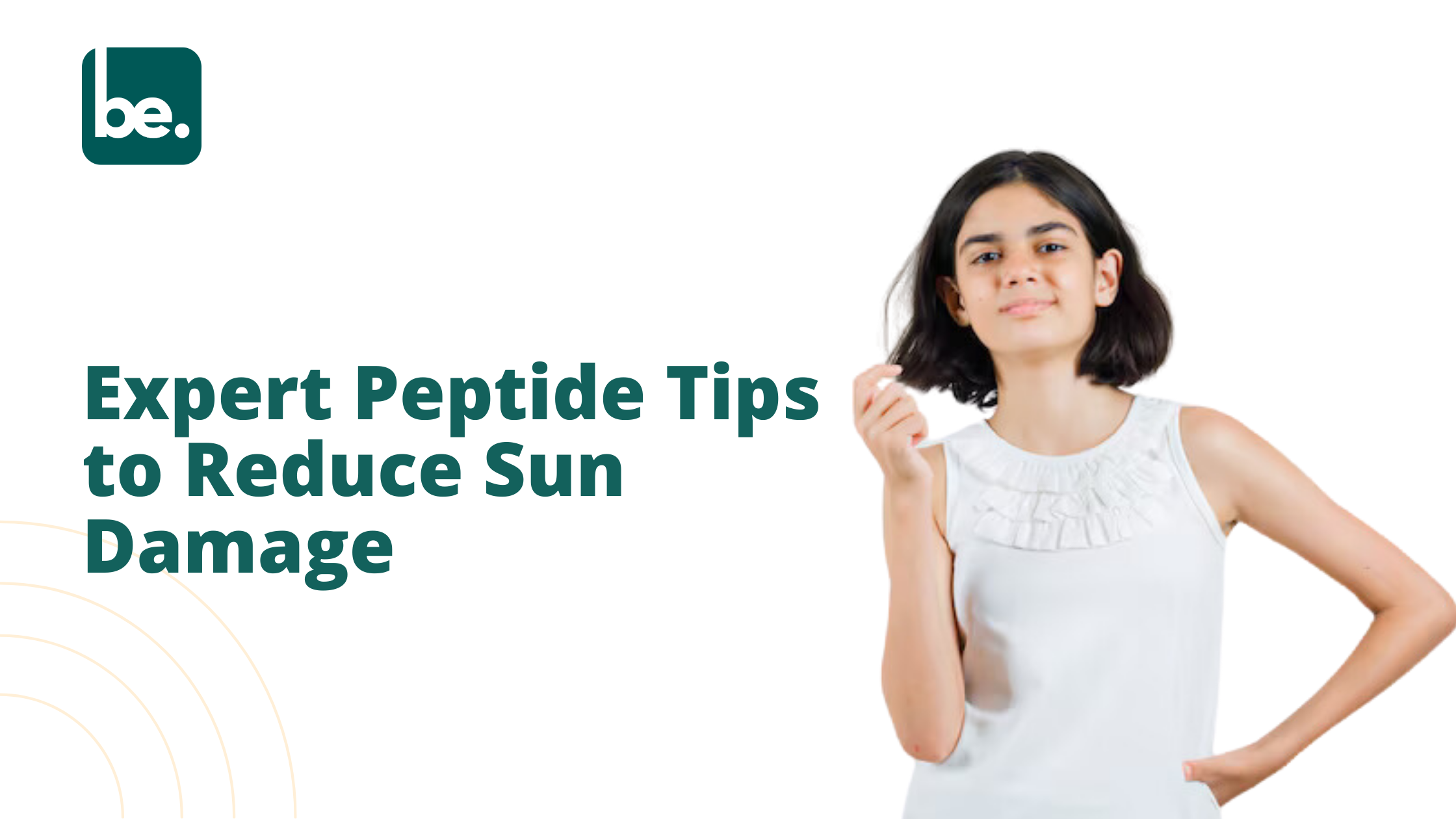 Expert Peptide Tips to Reduce Sun Damage