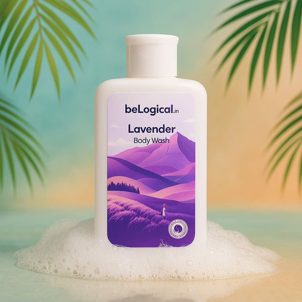 beLogical's Lavender Body Wash | Calming & Hydrating | Daily use body wash | Sulfate-free | 225ml