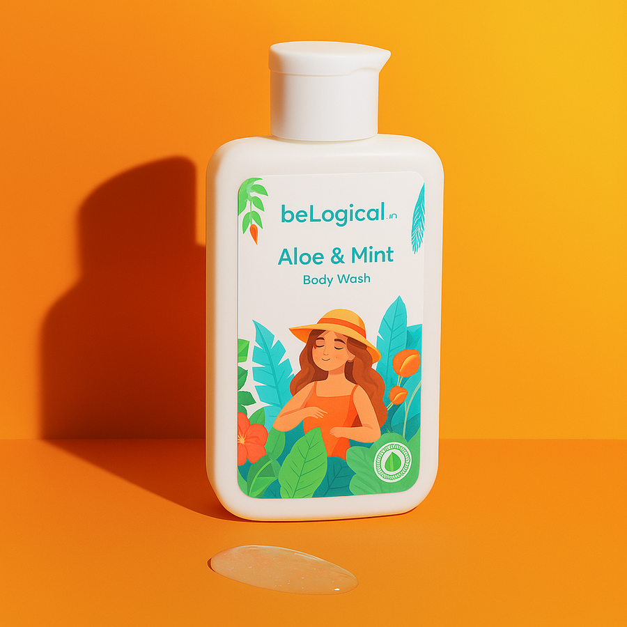 Aloe Mint Body Wash | Aloevera Menthol | Daily use body wash |  Moisturizing | 225ml