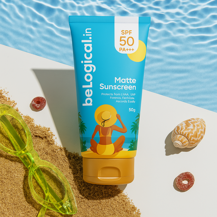 SPF 50+++ Sunscreen | Matte| Lightweight | Non-Greasy | Zero White Cast | 50g