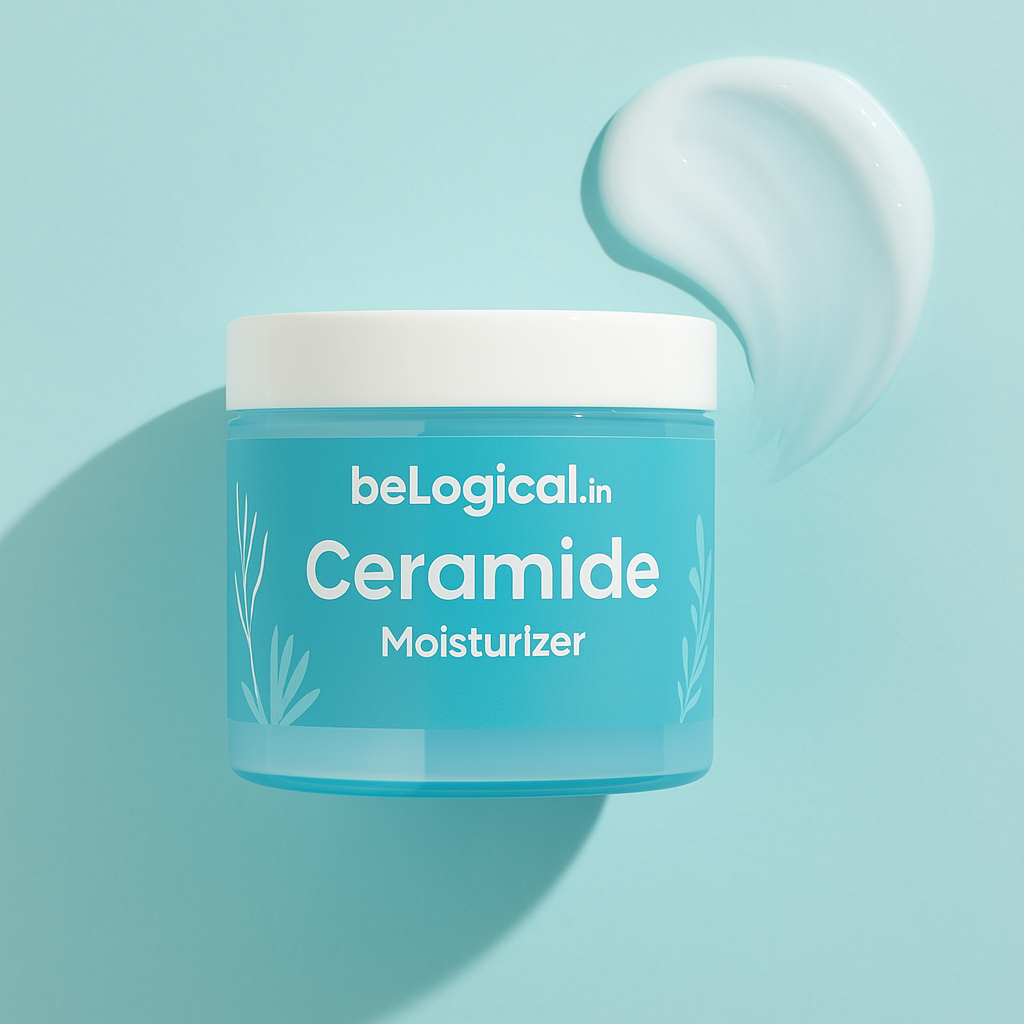 beLogical's 1% Ceramide Moisturizer | Deep Hydration | Barrier Repair | Vitamin E | 100g
