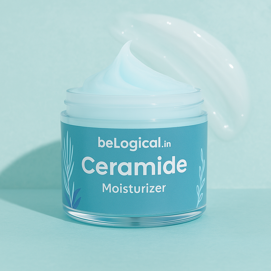 1% Ceramide Face Moisturiser | Deep Hydration | Barrier Repair | Vitamin E | 100g