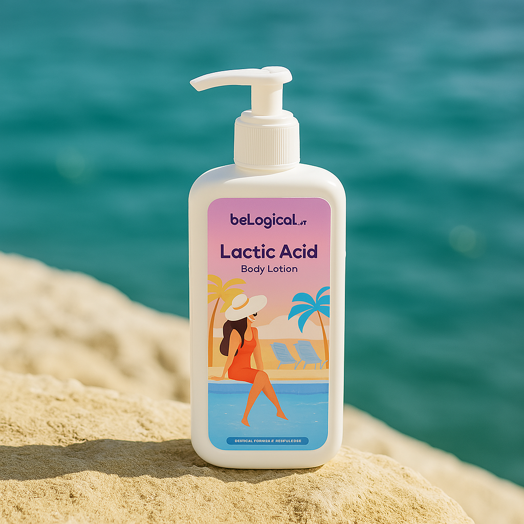beLogical's 2% Lactic Acid Body Lotion | Smooth Skin | Daily Moisturizer | Paraben-free | 250ml