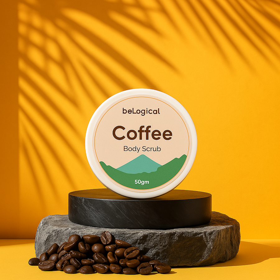 Coffee Body Scrub | Exfoliating and Moisturizing | Gentle Exfoliator | Caffeine | 50g