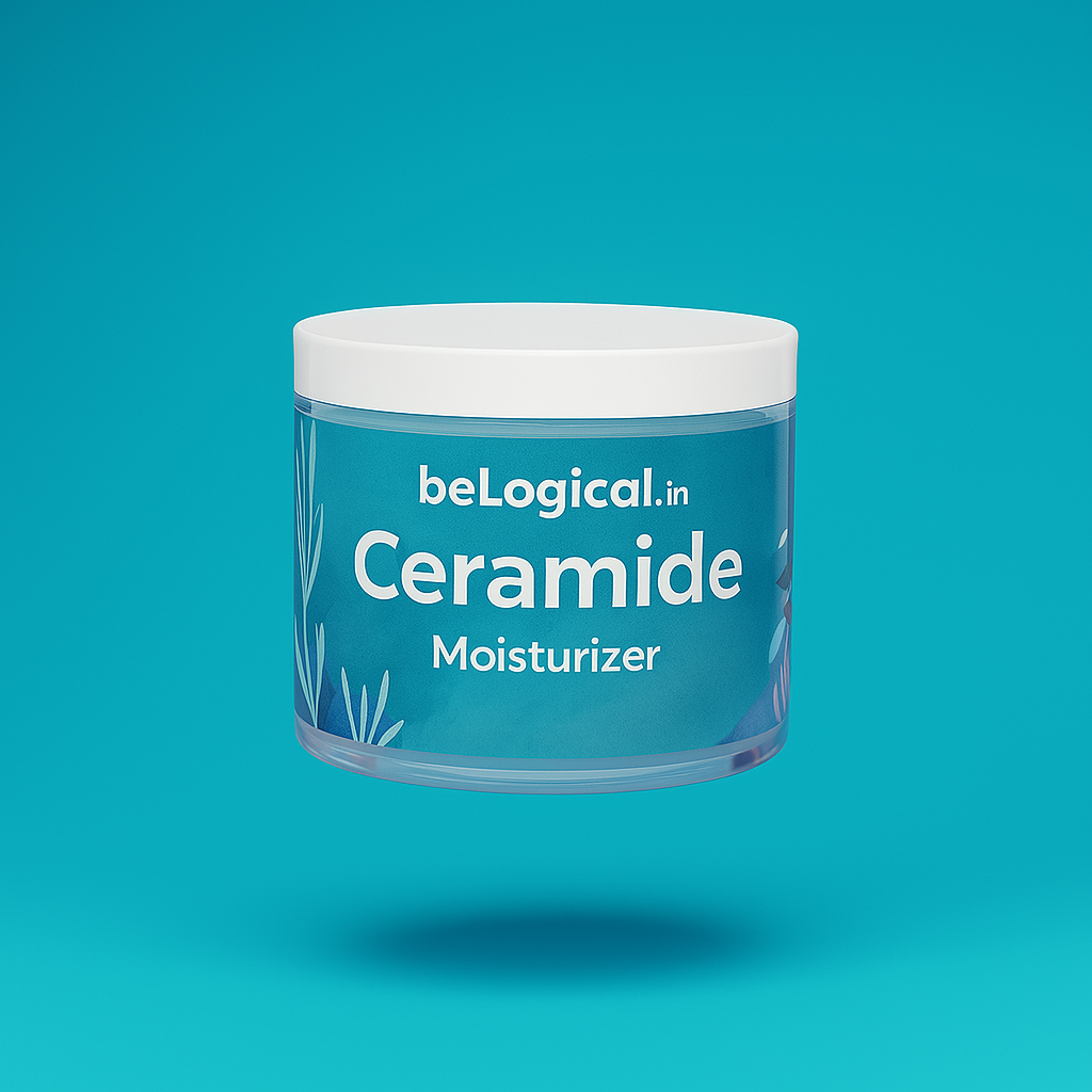 beLogical's 1% Ceramide Moisturizer | Deep Hydration | Barrier Repair | Vitamin E | 100g