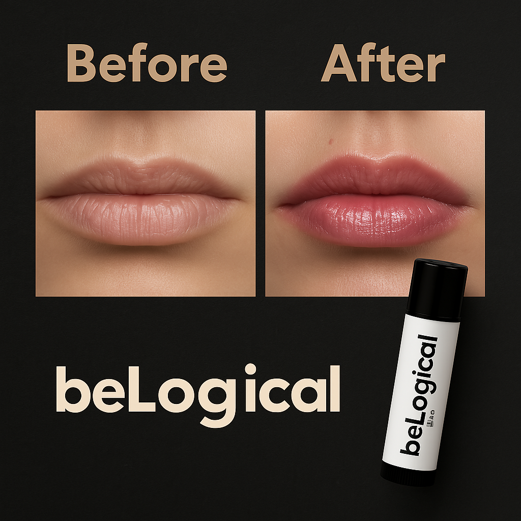 beLogical Lip Balm with SPF 50 PA+++ - Lip Balm for Dark Lips with Vitamin E and Rosemary- SPF lip balm for Women and Men 6g