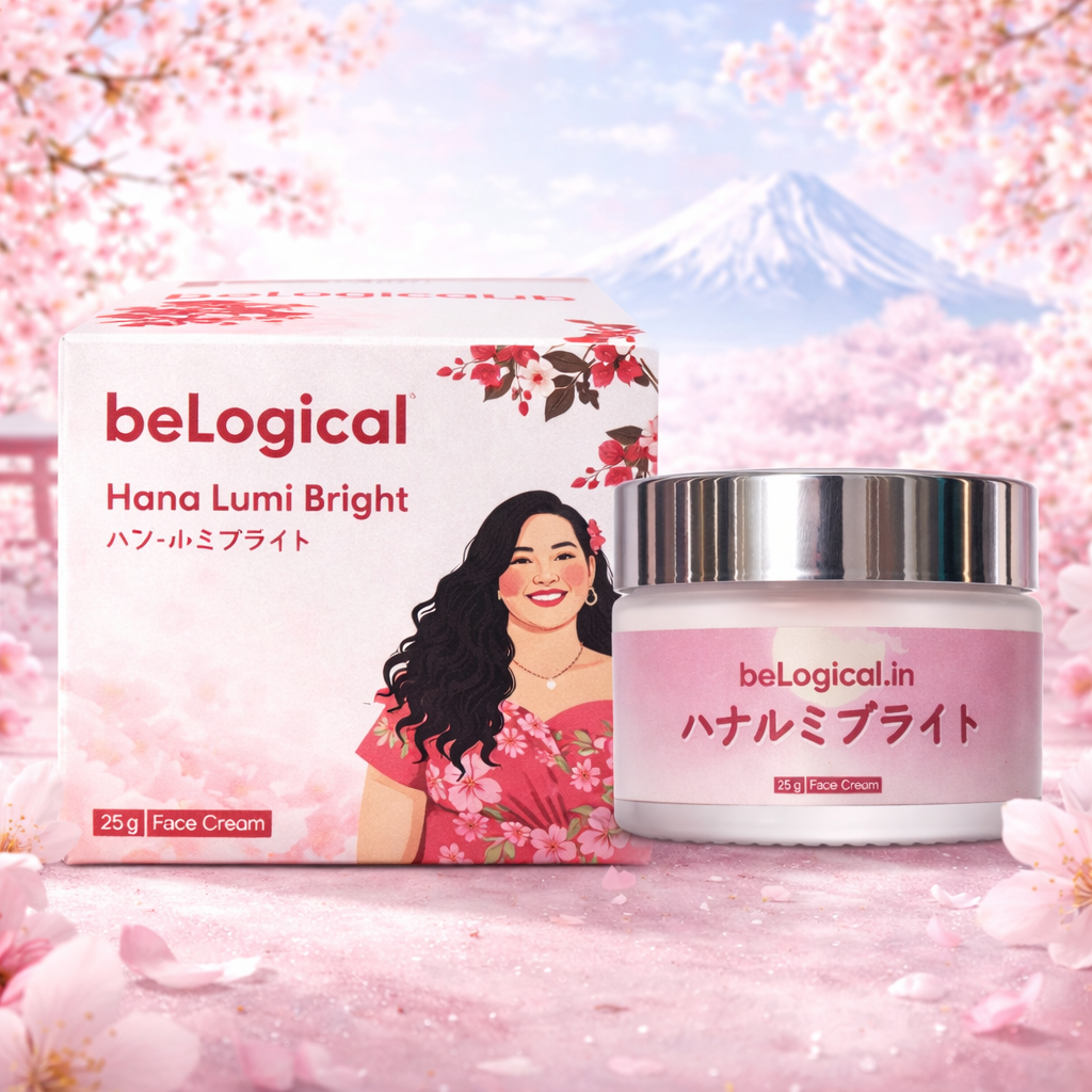 beLogical Hana Lumi Bright | Instant Brightening Face Cream with Japanese Botanicals – 25g