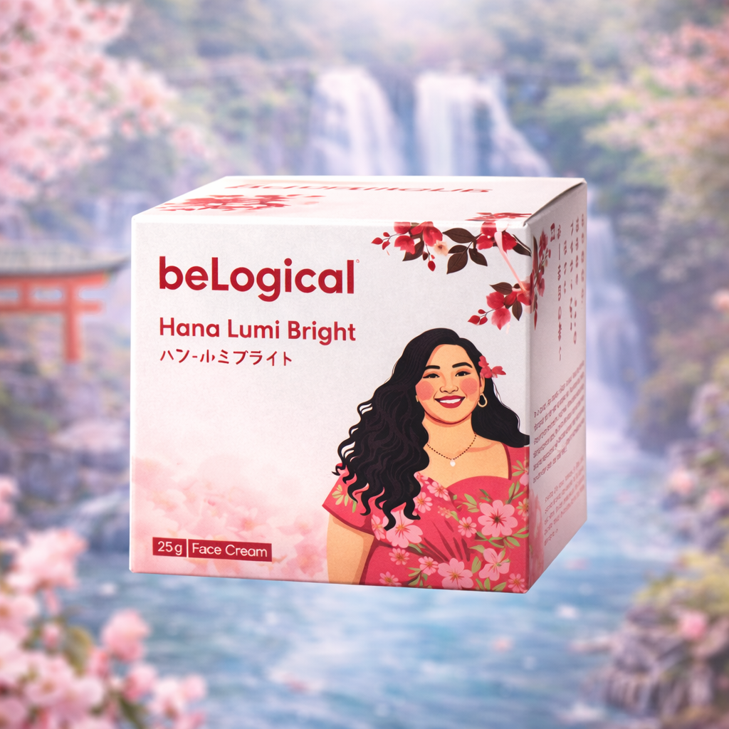 beLogical Hana Lumi Bright | Instant Brightening Face Cream with Japanese Botanicals – 25g
