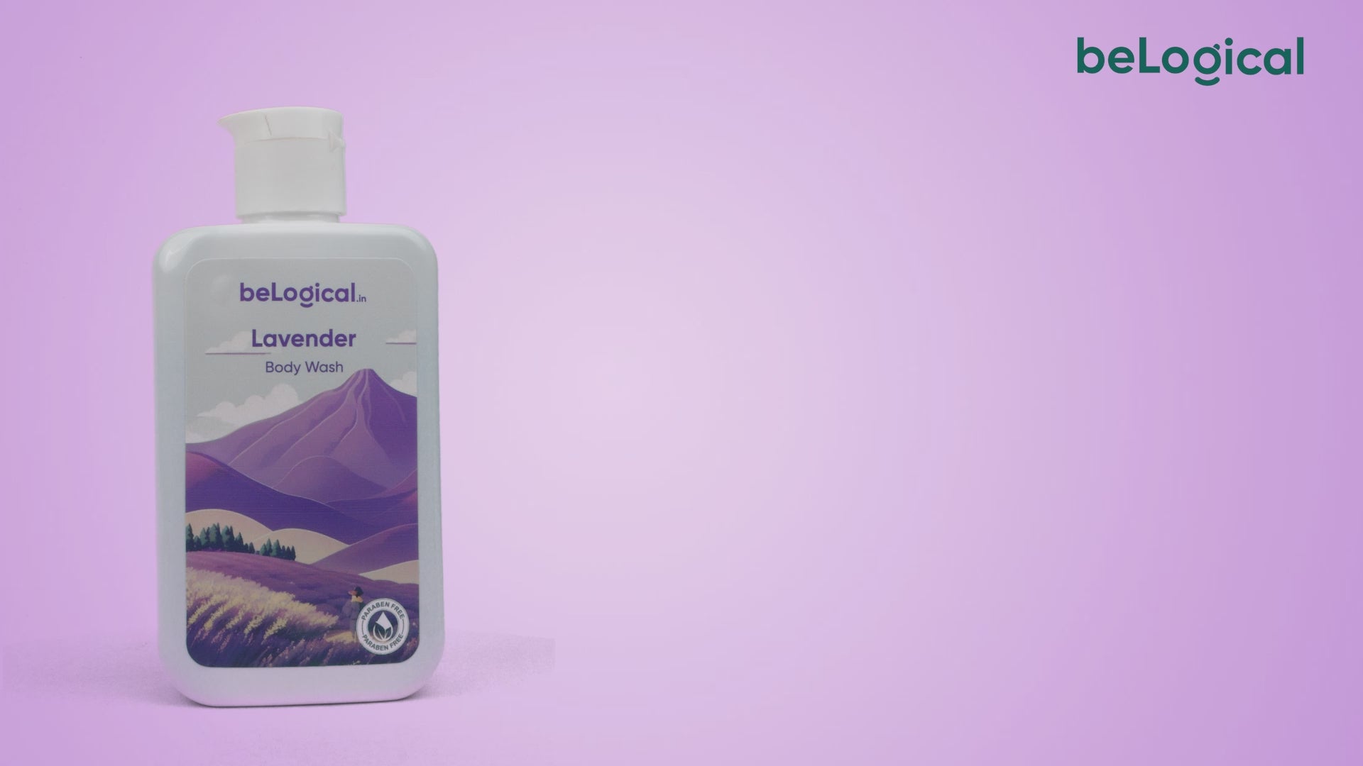 beLogical's Lavender Body Wash | Calming & Hydrating | Daily use body wash | Sulfate-free | 225ml